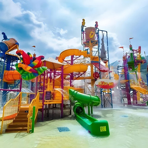 Cao bồi hot-bán nước nhà cây nhà trượt cho công viên giải trí lớn chơi thiết bị và sân chơi nước - Product Image 2
