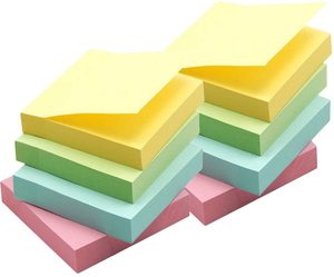 Venta caliente Pad 3x3 pulgadas 10 colores Notas Impresión personalizada Nota adhesiva - Product Image 1