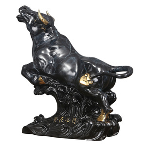 Figura de Animal del Zodiaco Tauro, Fundición en Latón, Hecha a Mano, Decoración de Oficina, Estatuilla Coleccionable - Product Image 5