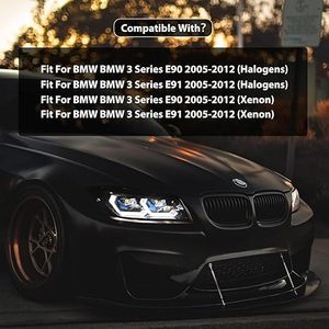 Phụ tùng ô tô nhà máy, tùy chọn đèn halogen <span class=keywords><strong>xenon</strong></span>, đèn pha thay thế OEM cho Bimer 328i 328xi 335i 335xi 2008 E90 - Product Image 5