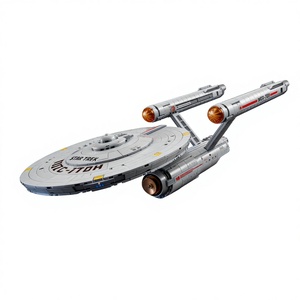 Jouet de construction <span class=keywords><strong>Star</strong></span> <span class=keywords><strong>Trek</strong></span> USS Enterprise NCC-1701, ensemble de modèles créatifs pour adultes, collectionnables, cadeau à exposer - Product Image 4