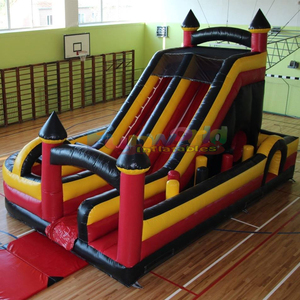 Pista de obstáculos inflable comercial, combo inflable, castillo inflable gigante con tobogán, pista de obstáculos para niños - Product Image 2