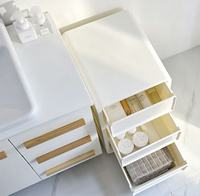 Meuble de rangement à tiroirs étroits sur roulettes, organisateur multi-tiroirs pour chambre et salon, idéal pour espaces étroits - Choix Populaire