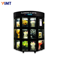 Distributeur automatique de fleurs intelligent en acier inoxydable avec support SDK de réfrigération et système de gestion cloud