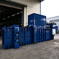 Presse à balles hydraulique horizontale pour déchets de carton ondulé OCC, machine de recyclage entièrement automatique pour usine de recyclage