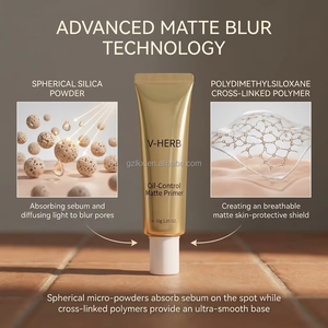 Base de Teint Matifiante Contrôle du Sébum Effet Pores Invisibles Longue Tenue Soyeuse pour Peaux Grasses - Product Image 2