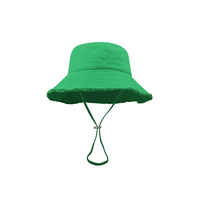 RongGuang Vente en Gros Bob Personnalisé d'Été en Coton Imprimé, Grand Bord Coupe-Vent Chapeau de Pêcheur