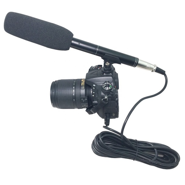 Interview Microphone Photography Shotgun Anti-Wind Foam Hat Mic for Camcorders