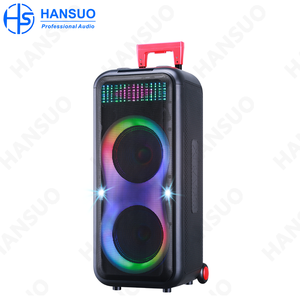 Sản Xuất Trực Tiếp 2x8 Inch Kép Loa Siêu Trầm Karaoke Loa Thiết Lập Máy Tính Di Động Hệ Thống Với Không Dây Mic & RGB LED Chiếu Sáng - Product Image 3