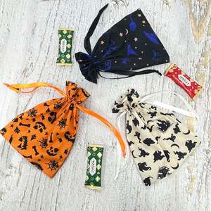Halloween Cotton Drawstring <b>Gift</b> Candy <b>Bags</b> Pouch for Bracelets Watches Rings Earrings Decoration - Product Image 2
