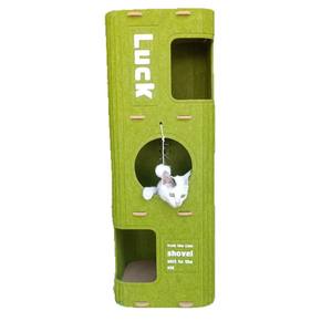 Modern Felt Art Deco Design Home Decoration Indoor <b>Cat</b> Bed <b>Tunnel</b>-style Apartment for Multiple <b>Cats</b> All Seasons Use - Product Image 2