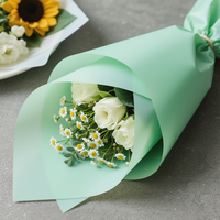 Papier d'emballage floral Ouya style coréen, couleur unie, pour bouquets, fleuristes et emballages cadeaux