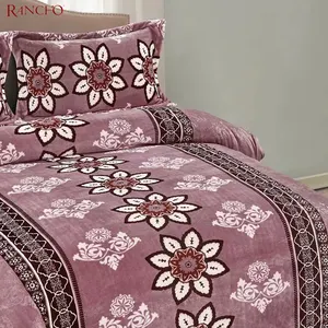 Sang Trọng Microfiber Flannel Lông Cừu Đen Duvet Cover Comforter Set Bedding Set Quilt Cover