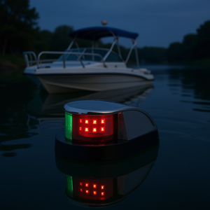 Luz de Navegación D0100XF0SAX 12V Impermeable LED Rojo Verde para Barco Marino, Lámpara Delantera para Pontón, para Accesorios Marinos - Product Image 2