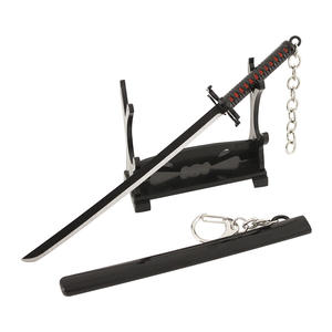 Llavero de Espada Ichigo Bankai de FunBoat, Tensa <span class=keywords><strong>Zangetsu</strong></span> y Doble <span class=keywords><strong>Zangetsu</strong></span>, Regalo de Anime, Llavero de Espada Bleach - Product Image 1
