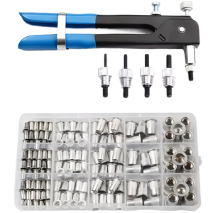 320pcs Chrome Vanadium Steel <b>Rivet</b> <b>Nut</b> Kit M3-M12 UNC Sizes With Hex Sockets for Auto Industrial Use 320 320 Aluminu - Product Image 1