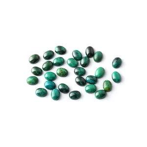 Natural Stone Cut flat smooth Fynchenite Chrysocolla stones for jewels making gemstone wholesale cabochon azurite malachite