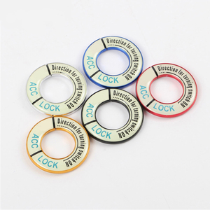 Copertura Decorativa per Foro Chiave di Accensione <span class=keywords><strong>Auto</strong></span>, Design Floreale in Alluminio, Adesivi Luminosi per <span class=keywords><strong>Citroen</strong></span> C-Elysee <span class=keywords><strong>C3</strong></span> C4 C5, <span class=keywords><strong>Accessori</strong></span> per Styling <span class=keywords><strong>Auto</strong></span> - Product Image 4