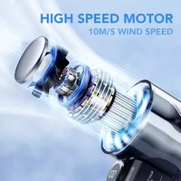 Nouveau ventilateur portable transparent X05, mini-ventilateur turbo haute vitesse 5V à refroidissement semi-conducteur, ventilateur de refroidissement à air glacé ultra-puissant avec cordon