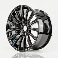 Rines de Aleación de Aluminio Forjado 6061-T6 Bclk de 19 Pulgadas 9.5J 5x112 5x120 CB 66.5mm Negros Multirradio para BMW X5 X7