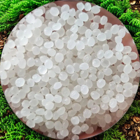 Granulés vierges transparents blancs PLA pour impression 3D, matière première plastique, poudre d'acide polylactique biodégradable