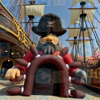 Capitaine pirate gonflable géant Publicité Jouet géant gonflable pour la décoration des fêtes