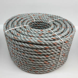 3 Strang Twisted Blue Farbe 10mm x 200m PP Mono filament Danline Poly steel Seil mit hoher Bruch festigkeit für Marine boote - Product Image 6