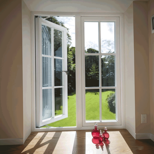 Fenêtre à battant en PVC Bay UPVC, triple vitrage, isolation thermique, angle personnalisé, vue dégagée, pour salon de villa victorienne - Product Image 2