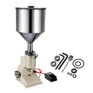 Pneumatic Filler A02 Cream Filling Machine/Pedal liquid filling machine for cream