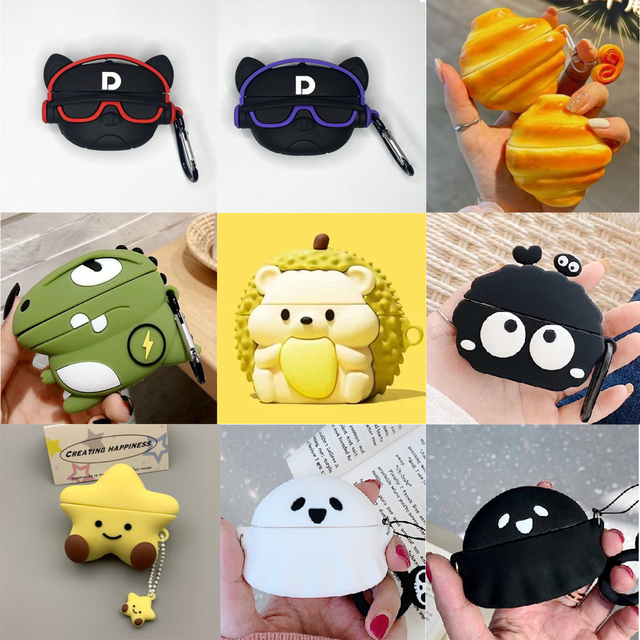 In Stock Cartoon Cover Case for Airpods Pro3 Generation Full Protection Soft Silicone Case 2025 Anti-Fall Protector