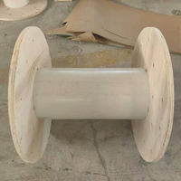 Bobines en contreplaqué vides, robustes et durables, de grande taille, pour usage professionnel, vente en gros, exportation, tambours à câbles en bois conformes aux normes.