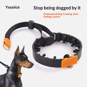 <span class=keywords><strong>Collier</strong></span> de dressage anti-traction à chaîne en P à pointes et à choc pour grands chiens (Dobermans, Berger allemands, Golden Retrievers) - Product Image 3