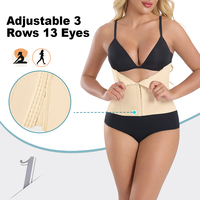 3180 Gaine amincissante invisible pour femme à double couche, douce et à forte compression