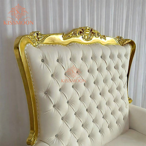 Chaises royales très vendues, chaise de trône de luxe pour mariage, chaise de trône royale pour événements - Product Image 3