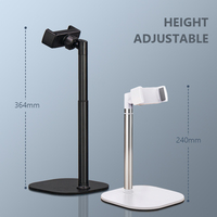 Support de téléphone de bureau pliable à 360 degrés en alliage pour Iphone New B09 Live Broadcast Flexible Feature