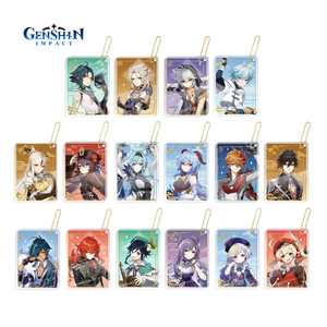 Tendencias innovadoras 2025 con licencia oficial <span class=keywords><strong>Genshin</strong></span> Impact acrílico llavero holográfico <span class=keywords><strong>Genshin</strong></span> Wanderer acrílico llavero - Product Image 6
