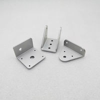 Pièces de tôlerie de boutique et poinçonnage de découpe laser en aluminium cintrage supports de montage de petit équipement pièces structurelles en métal