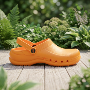 DIAN Zapatos de Protección de Pies Antibacterianos Premium, Zuecos Sanitarios Antiestáticos, Color Naranja - Product Image 3