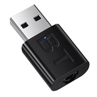 2 en 1 inalámbrico BT 5,0 receptor de audio estéreo transmisor Adaptador de audio auxiliar para Tv/PC/coche