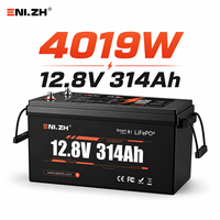 Batterie LiFePO4 semi-solide Enlzh 12,8V 314Ah 4000 cycles -4 à 131 Système d'alimentation portable