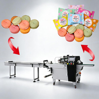 Machine d'emballage horizontale pour macarons, machine de scellage et d'emballage pour équipement d'emballage de macarons