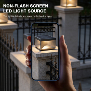 Lámpara de Poste LED para Exteriores OEM, Impermeable IP65, Acero Inoxidable 304, 1W, para Patio, Paisajes, Lugares Escénicos, Energía <span class=keywords><strong>Solar</strong></span>, Garantía de 5 Años - Product Image 3