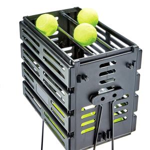 Panier à balles de tennis portable et léger à roulettes, porte-balles de pickleball et de tennis avec utilisation sportive, fabriqué en plastique et en métal - Product Image 2