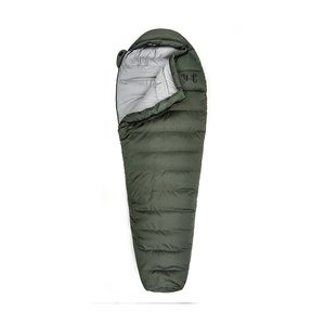 Olive Green Camping Essentials Impermeável Tempo Frio Sleeping Bag Camping Goose Down Outdoor Sleeping Bag - Product Image 1