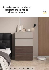 Nouvelle Arrivée Vente Chaude Meubles <span class=keywords><strong>de</strong></span> Salon Modernes <span class=keywords><strong>Table</strong></span> <span class=keywords><strong>de</strong></span> Chevet Commode en Bois pour Chambre à Coucher - Product Image 6
