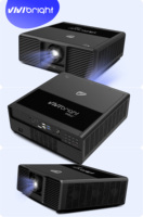 Proyector láser para sala grande KD5000, 15800 lúmenes ANSI con soporte de lente ojo de pez esférico para Mapeo de domo y espectáculos de ciudad