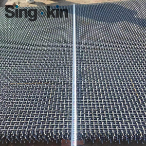 Nhiệm Vụ Nặng Nề Crimped Dệt Dây Lưới Khai Thác Mỏ Sàng Với Nối Mạnh Mẽ Độ Bền Kéo - Product Image 3