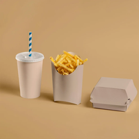 Caja de Comida Rápida Personalizada para Llevar, Caja de Hamburguesas Desechable para Restaurante, Caja para Pescado Frito, Camarones, Alitas de Pollo