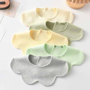 ผ้าพันคอลูกไม้ผ้าฝ้าย100% กันน้ำระดับ360ระดับผ้าพันคอผ้าช่วยเรอสำหรับเด็กแรกเกิดพร้อมกระดุมสแน็ป - Product Image 3