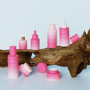 Set di Lusso di Flaconi Cosmetici in Vetro Senza BPA da 30ml e 50ml per Siero Viso e <span class=keywords><strong>Crema</strong></span>/Lozione, Personalizzabili nel Colore - Product Image 5